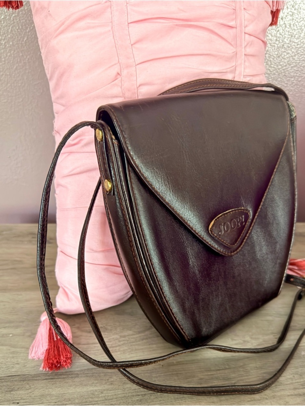 Vintage JOOP! Leather Flap Bag 
Circa ‘90 - Picture 3 of 9